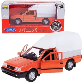 fso-polonez-truck-metalowy-samochodzik-z-epoki-prl-welly-1-34-pomaranczowy