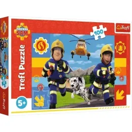 puzzle-100-el-strazak-sam-zawsze-pomocny-ukladanka-dla-dzieci-trefl-16518
