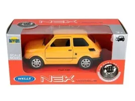 samochod-welly-prl-1-34-fiat-126p-maluch-zolty