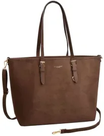 floraandco-paris-torebka-damska-shopper-a4-casual-zamsz-czekolada