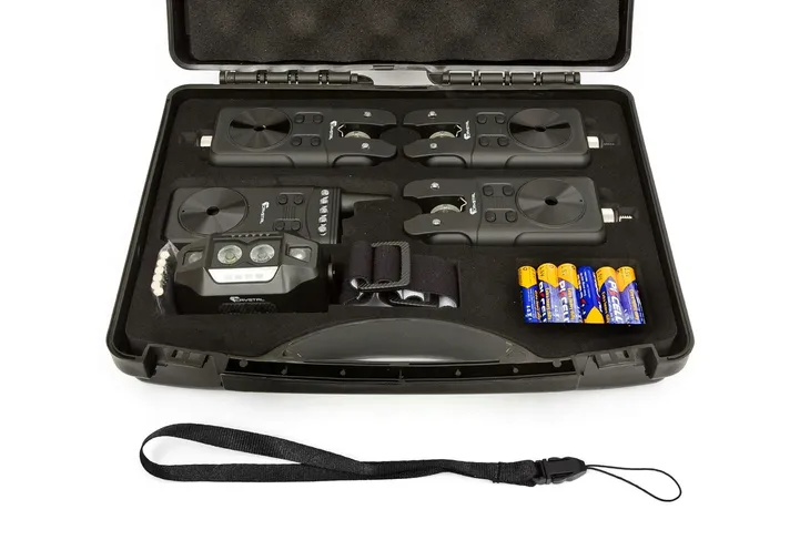 Sygnalizatory bran 3+1+1L CRYSTAL RF 698 BLACK PRO PLUS. Latarka czołowa