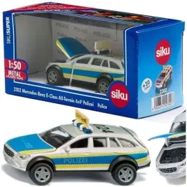 mercedes-benz-e-class-polizei-metalowy-model-kolkejconerski-1-50-siku