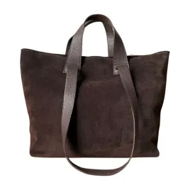 czekoladowa-zamszowa-torebka-shopper-ciemny-braz-zamsz-naturalny-vera-pelle