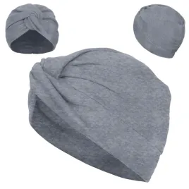 turban-damski-bawelniany-gotowa-czapka-na-glowe-bawelna-turbany-szary