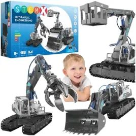 stemx-koparka-hydrauliczna-buldozer-do-skladania-3w1-maly-naukowiec-klocki