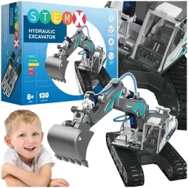 stemx-koparka-hydrauliczna-do-skladania-maly-naukowiec-klocki-kreatywne
