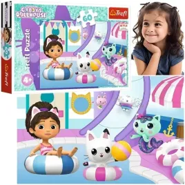 puzzle-koci-domek-gabi-60-el-gabby-na-basenie-ukladanka-trefl-17393