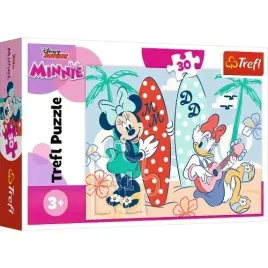 puzzle-30-elementow-disney-kolorowa-myszka-minnie-daisy-18302-trefl