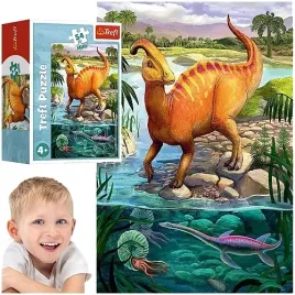 puzzle-mini-54-elementy-niesamowite-dinozaury-dino-ukladanka-trefl-19730