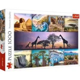 puzzle-1000-elementow-kolaz-afryka-ukladanka-zyrafy-sfinks-10792-trefl