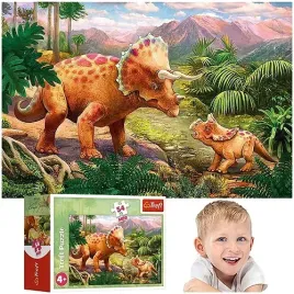 puzzle-mini-54-elementy-niesamowite-dinozaury-dino-ukladanka-trefl-19729