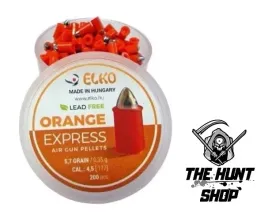 srut-stalowy-teflonowy-bezolowiowy-ostry-elko-orange-pomaranczowy-45mm