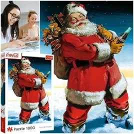 puzzle-1000-coca-cola-mikolaj-na-sniegu-swieta-boze-narodzenie-trefl-10923