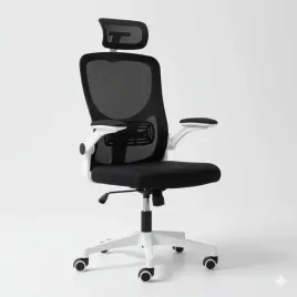 ergonomiczny-fotel-biurowy-obrotowy-mikrosiatka-bati-czarno-bialy