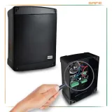 zestaw-naped-do-bramy-dwuskrzydlowej-wifi-tuya-piloty-silowniki-8-m-200-kg-zawartosc-zestawu-centrala-sterujaca-fotokomorki-klucz-odblokowujacy-mocowania-naped-pilot