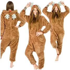 jednoczesciowa-pizama-damska-meska-ciemna-renifer-prezent-kigurumi-onesie