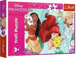 puzzle-30-elementow-disney-princess-piekne-odwazne-ksiezniczki-18323-trefl