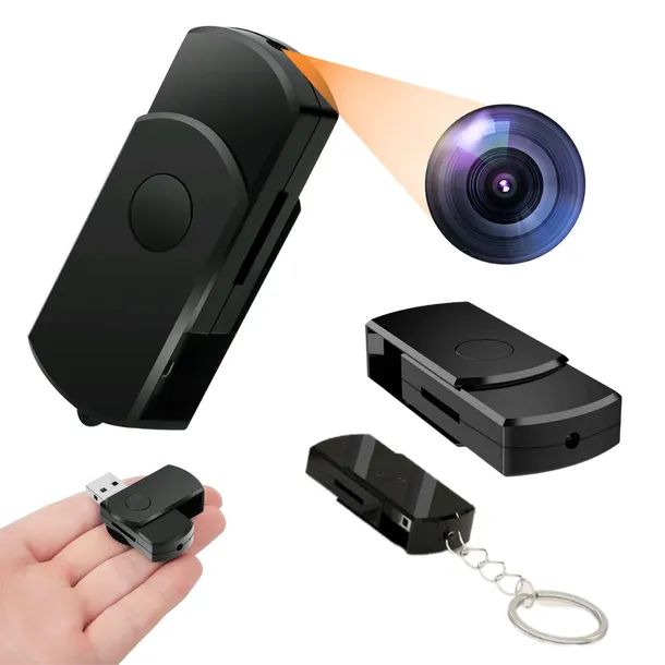 Mini kamera szpiegowska ukryta w pendrive czujnik ruchu dyskretka kamerka