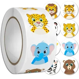 naklejki-motywacyjne-dla-dzieci-rolka-500szt-samoprzylepne-zwierzatka-zoo