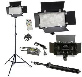 lampa-panelowa-studyjna-led-600-pro-230v-iso-1-4-z-wrotami-pilot-statyw