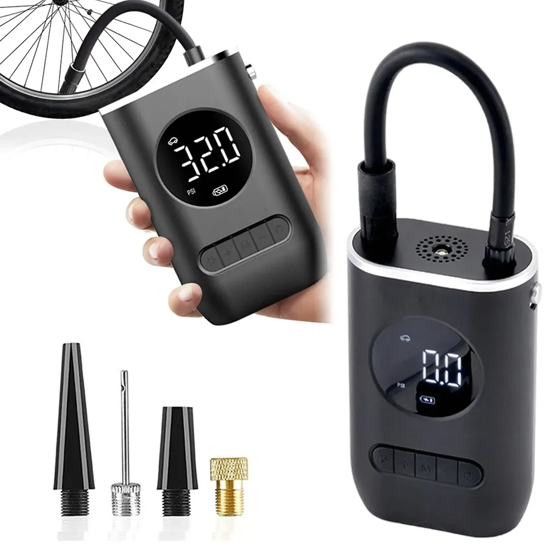 kompresor-pompka-sprezarka-do-auta-roweru-latarka-10-3bar-lcd-akumulator-stan-nowy