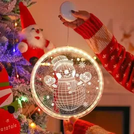 dekoracja-boze-narodzenie-witraz-3d-balwanek-led-16cm