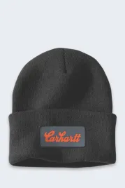 carhartt-ciepla-czapka-beanie-zimowa-akrylowa-script-patch-beanie-czarna