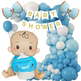 balony-dekoracje-zestaw-balonow-baby-shower-bobas-chlopiec-niebieski-66-szt