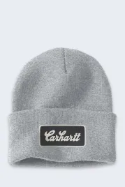 carhartt-ciepla-czapka-beanie-zimowa-akrylowa-script-patch-beanie-szara