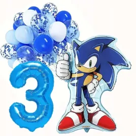 balony-zestaw-balonow-dekoracje-3-urodziny-sonic-22szt