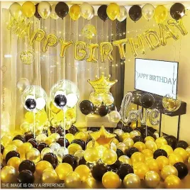 scianka-balonowa-balony-happy-birthday-zloto-czarna-51szt