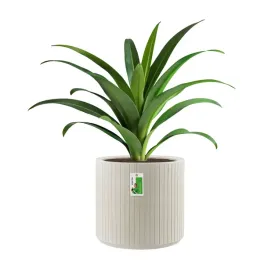 doniczka-okragla-premium-okragla-coro-round-tcr48-piaskowy-ryflowana