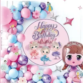 scianka-balonowa-happy-birthday-ksiezniczka-59szt