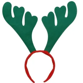 opaska-rogi-renifera-boze-narodzenie-zielona