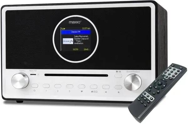 Radio Internetowe Kuchenne Cyfrowe DAB+ FM Bluetooth odtwarzacz CD USB AUX