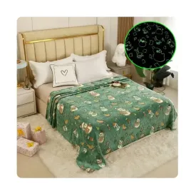 koc-swiateczny-pled-narzuta-swiecacy-w-ciemnosci-150x200-cm-balwanki