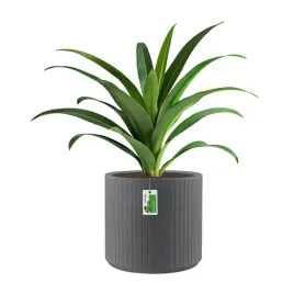 doniczka-okragla-premium-okragla-coro-round-tcr48-grafitowy-ryflowana