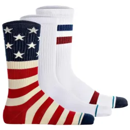 stance-skarpetki-the-americana-3-pack-wielokolorowy-rozmiar-38-42