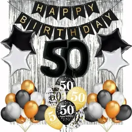 zestaw-balonow-balony-na-50-urodziny-kurtyna-srebrny-scianka-dekoracje