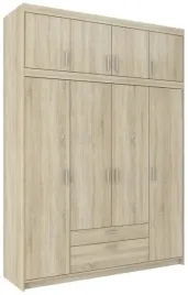 duza-pojemna-szafa-czterodrzwiowa-z-nadstawka-dab-sonoma-246cm