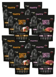 mokra-karma-biofeed-tasty-dog-life-junior-12x500g-mix-kaczka-i-cielecina