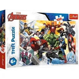 puzzle-marvel-100-elementow-sila-avengersow-hulk-ironman-thor-16431-trefl