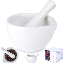 mozdzierz-kuchenny-do-przypraw-ziol-lekow-porcelanowy-bialy-excellent