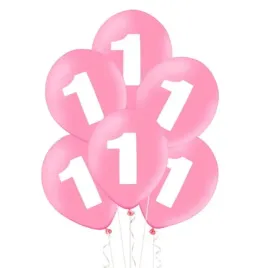 balony-lateksowe-30cm-1-urodziny-roz-100szt