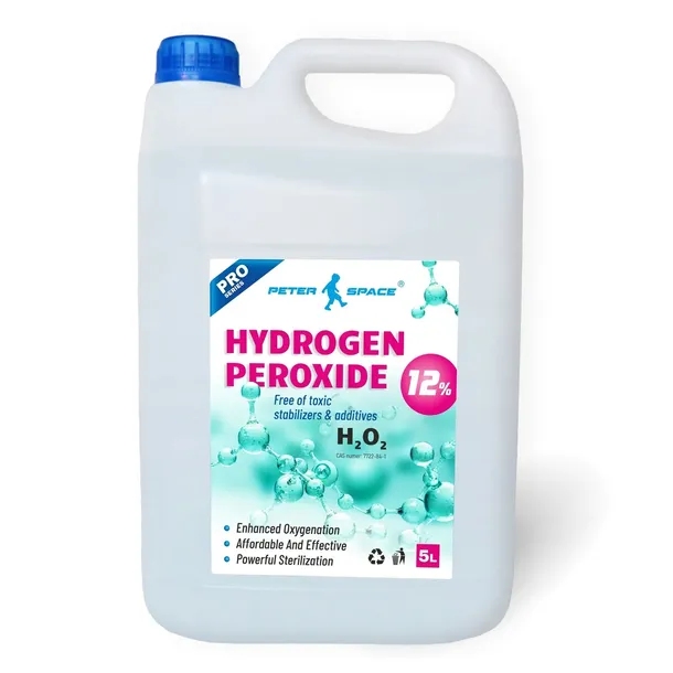 Woda utleniona 12% 5L Peter Space nadtlenek wodoru wybielacz
