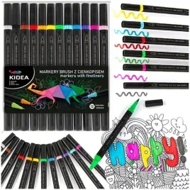 markery-brush-z-ciekopisem-dwustronne-precyzyjna-koncowka-12-kolorow-kidea