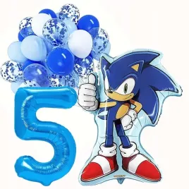 balony-zestaw-balonow-dekoracje-5-urodziny-sonic-22szt