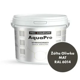 aqua-pro-emalia-akrylowa-szybkoschnaca-45l-zolta-oliwka-mat-ral-6014