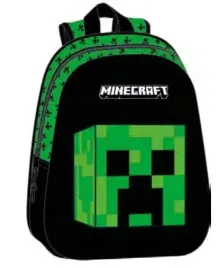 plecak-przedszkolny-safta-jednokomorowy-minecraft-czarny-zielony-duzy-8-l