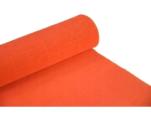 Krepina krepa włoska 180 g bibuła marszczona nr.581 orange pomarańczowy